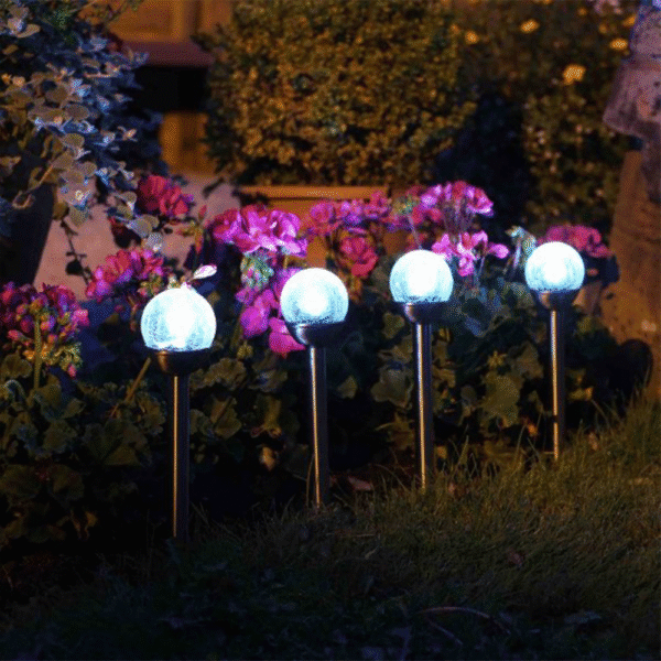 Glow Orb Glass Stake 4pk - Image 3
