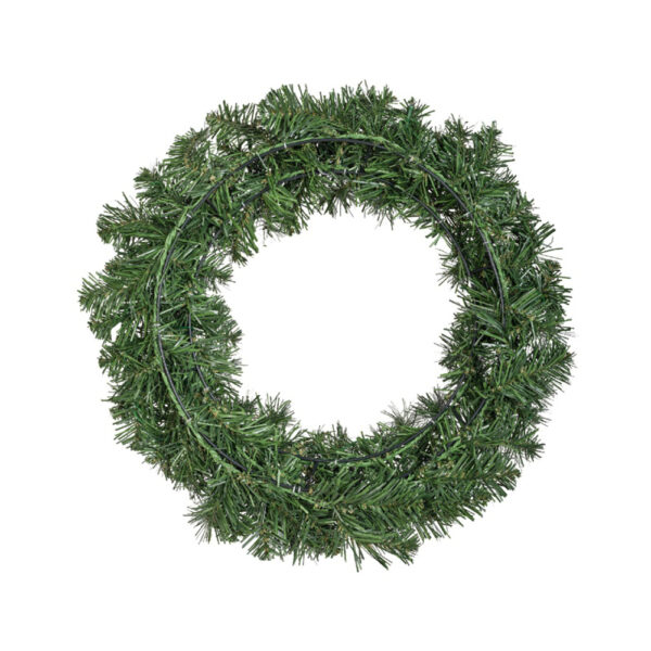 Kaemingk Imperial Wreath Green With Warm White LEDs - Image 2