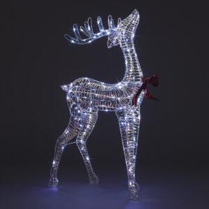 Snowtime 140cm Dream Deer 120 White LED's