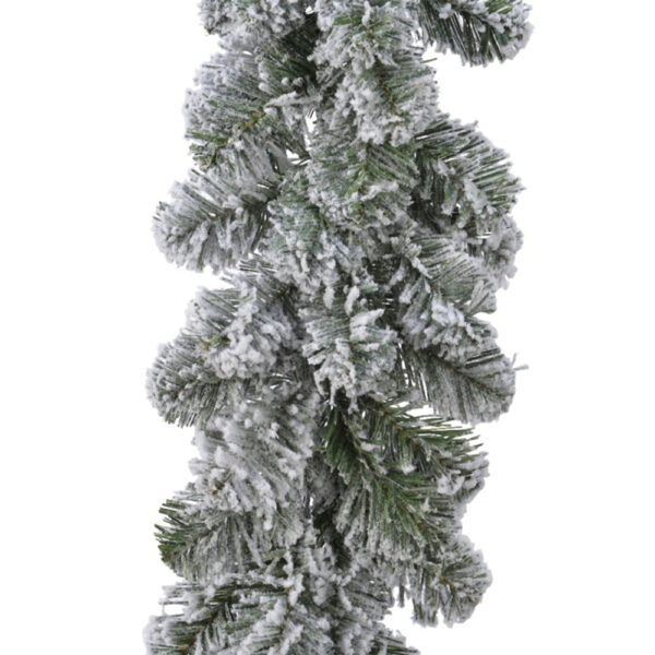 Kaemingk Imperial Snowy Garland